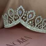 Queen Crown Swarovski Teardrops Crystal Tiara