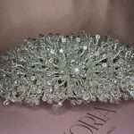 Shimmering Swarovski Crystal Headband, flower crown headband with Swarovski, CZ and pear-shaped crystals