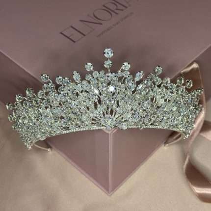 Glamorous Fairytale Wedding Crown, fairytale wedding crown with Swarovski crystals and CZ