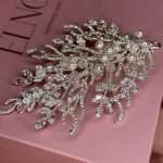Pearl & Swarovski Hair Vine, handmade by Elnoria, view 2