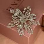 Flower Swarovski Hair Piece, handmade by Elnoria, view 3