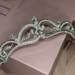 Elegant Princess Swarovski Bride Crown, handmade by Elnoria, view 4