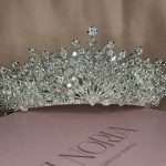 Glamorous Fairytale Wedding Crown, handmade by Elnoria, view 4