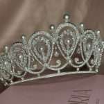 Fairytale Pearl Bridal Crown, handmade by Elnoria, view 6