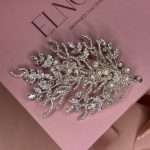 Pearl & Swarovski Hair Vine, handmade by Elnoria, view 5