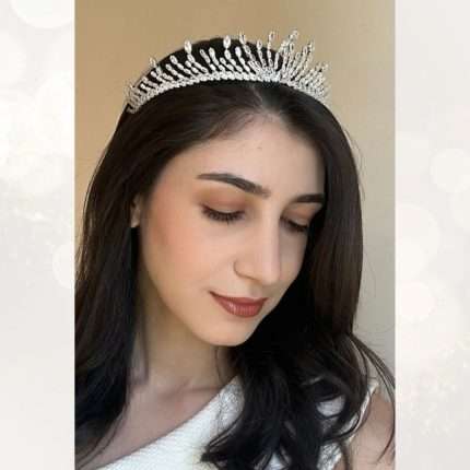 Princess Marquise Swarovski Tiara, handmade by Elnoria, view 2