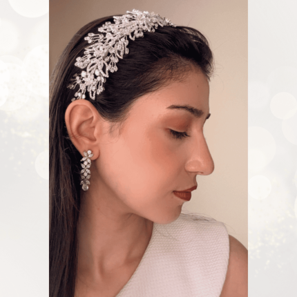 Enchanted Swarovski Crystal Headband, handmade by Elnoria, view 2