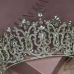 Queen Swarovski Crystal Crown, queen crown for wedding with Swarovski and CZ