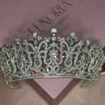 Queen Swarovski Crystal Crown, handmade by Elnoria, view 5