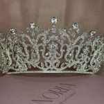 Queen Swarovski Crystal Crown, handmade by Elnoria, view 4