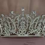 Queen Swarovski Crystal Crown, handmade by Elnoria, view 3