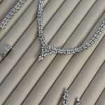 Elegant Jewelry Set for Brides and Bridesmaids, bridesmaid jewelry set in rhodium-plated cubic zirconia