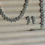 Charm Silver Jewelry Set, handmade by Elnoria, view 3