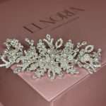 Swarovski Crystal & Pearl Hair Vine, crystal pearl hair vine with marquise crystals, zirconia and pearls